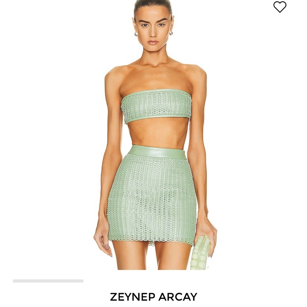Zeynep Arcay Mint Green Skirt Set